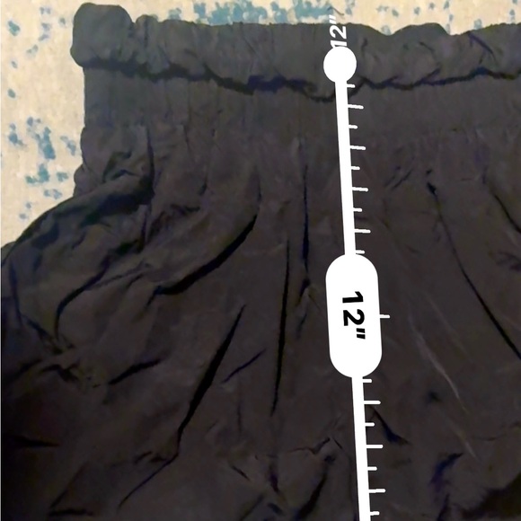 Free People -The Way Home- Women’s High-Waist Black Shorts -Medium NWOT - Picture 6 of 7